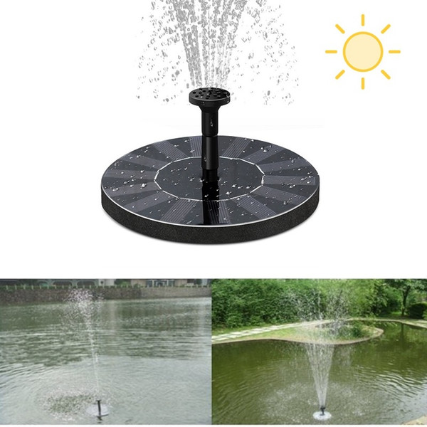 New solar Water Pump Power Panel Kit Fountain Pool Garden Pond Submersible Watering Display with English Manaul