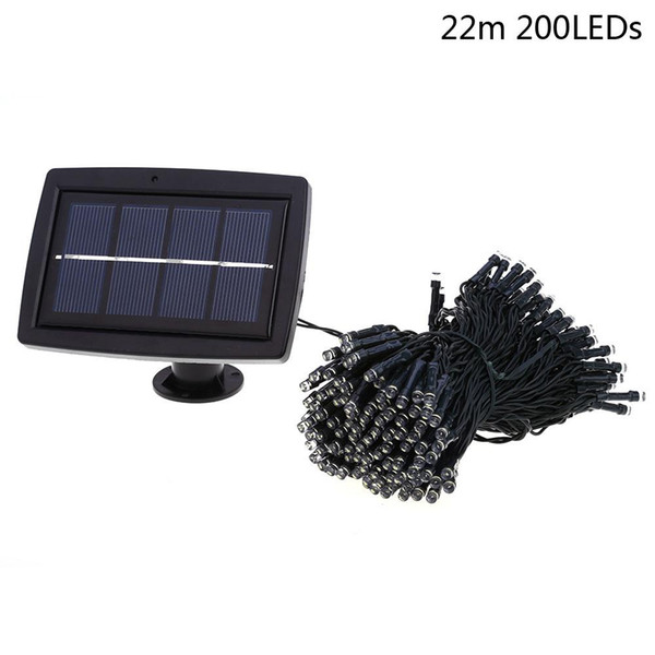 200 LED 22M Solar Lamp Fairy String Lights Solar Power Outdoor Lighting 2 Modes Waterproof For Garden Light LED Strip Light