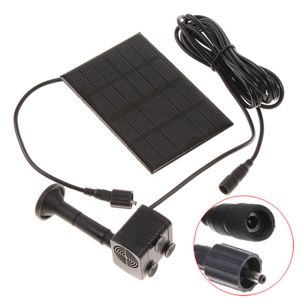 High Quality Monocrystalline Silicon Mini Solar Water Pump Power Panel Kit Fountain Pool Pump Garden Pond Submersible Watering