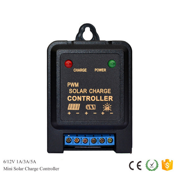 Smart 3A 6V 12V Mini Solar Panel LED Streetlight Controller Solar Charge Controller PV Battery Charge Regulator