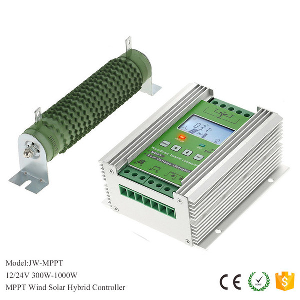 Bran NEW 400W MPPT Wind Solar Hybrid Charge Controller 12V/24V for 800W wind generator 600W Solar