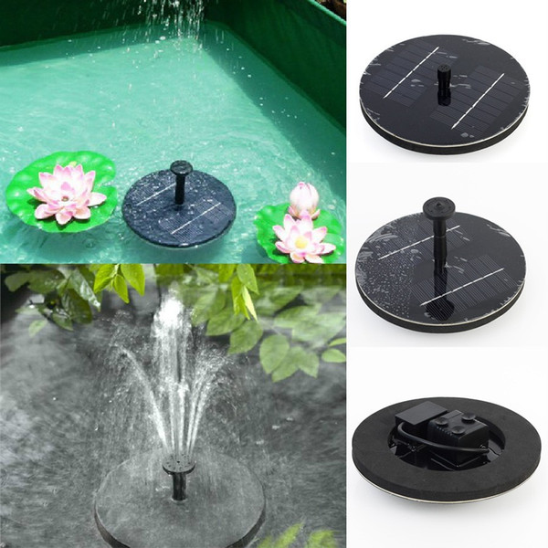 1.4 W Floating Solar Water Pump Garden Plants Watering Power Fountain Pool with English Manaul