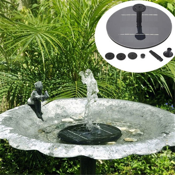 New solar Water Pump Power Panel Kit Fountain Pool Garden Pond Submersible Watering Display with English Manaul