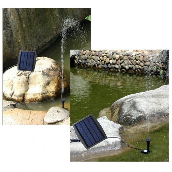 9V 2.5W Solar Power Panel Landscape Pool Solar Pump Garden Fountains Pluggable Solar Power Decorative Fountain Water Pump