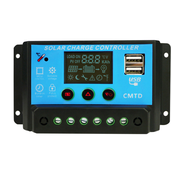 11.1V20A 3 series lithium battery solar controller Overcharge 12.6V