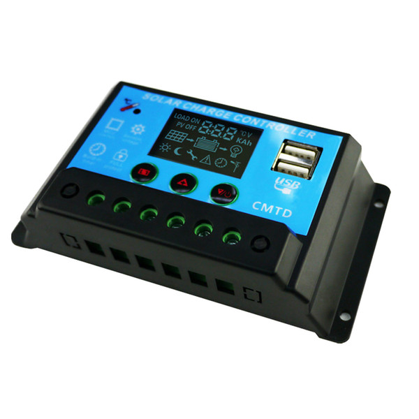 11.1V10A lithium battery solar controller Voltage and current display