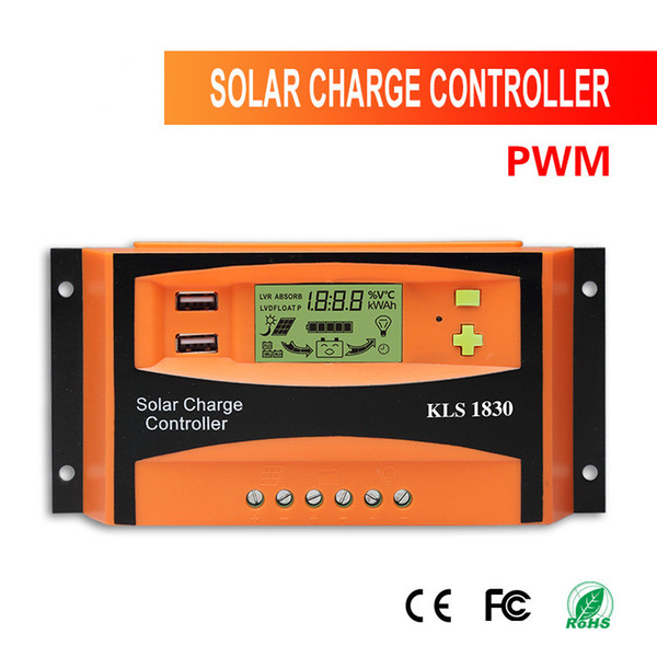 12V30A solar charger controller 24V Gel Battery Solar street lamp controller Dual usb