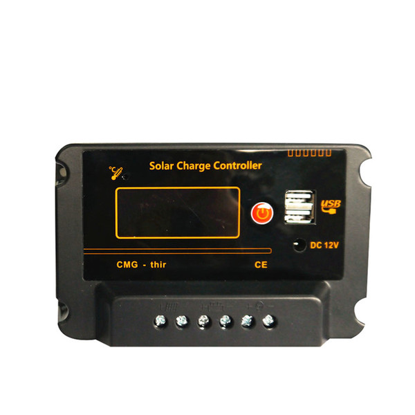 12V24V30A solar controller Backlight display LCD 24H Output Solar Controller voltage and current display