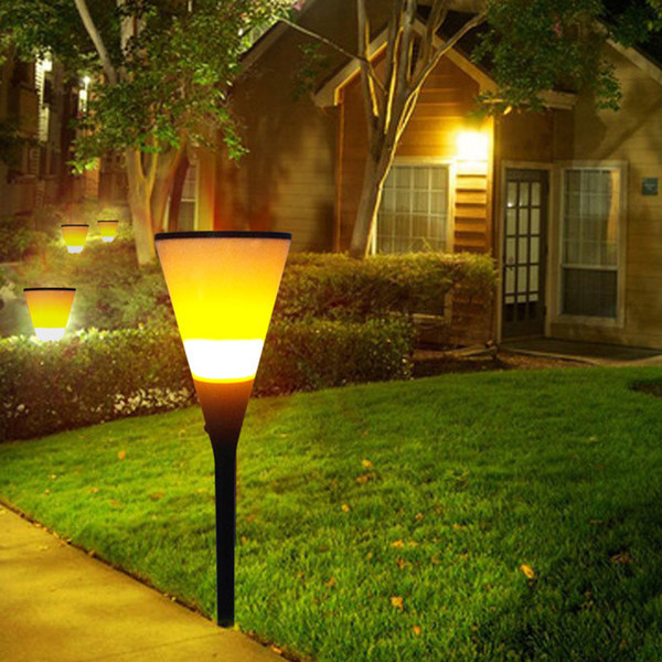 outdoor Solar LED atmosphere lamp outdoor solar LED lights Auto charging in day time lighting in night fire lights beer cup