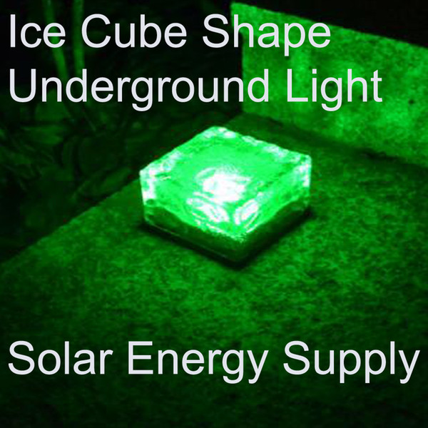 New arrival LED Solar landscape lights Ice cube LED Solar energy underground solar lights underground lamp lighting sensor