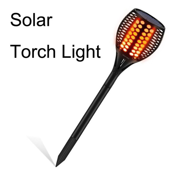 Solar Torch Lights, Waterproof Flickering Flame Solar Torches Dancing Flames Landscape Decoration Lighting Dusk to Dawn Outdoor Security War