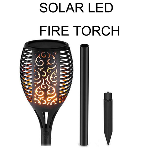 Solar Torch Light Outdoor Lighting Waterproof Landsacpe Decoration Solar LED Torches Garden Lights with Flame Effect