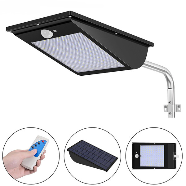 11000mAh Outdoor Led Solar Light 110 LED Motion Sensor Lights Super Bright Security Night Flood Light with 3 Mode Remote Control