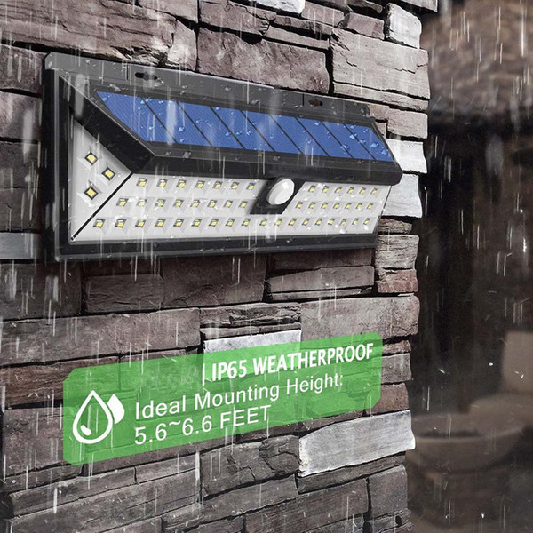 Waterproof 34/54/66/90 LED White Solar Power Light Outdoor Garden Light IP65 2835 SMD PIR Motion Sensor Emergency Wall Solar Lamp