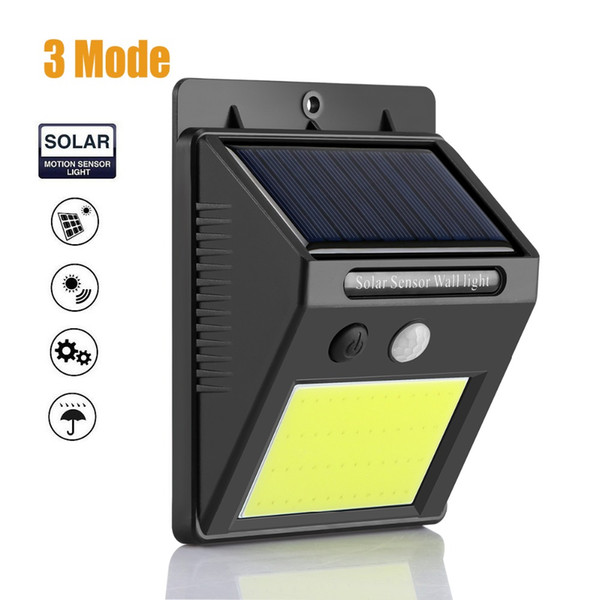 3 Mode 48 LED Solar Lights for Garden Decoration Human Infrared PIR Motion Sensor Wall Lamp Security Outdoor Lighting Waterproof