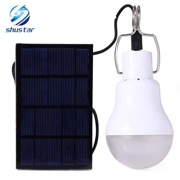 LED solar lights 15W 130LM Led Light bulbs Charged Solar Energy Lamp garden camp Outdoor Lighting