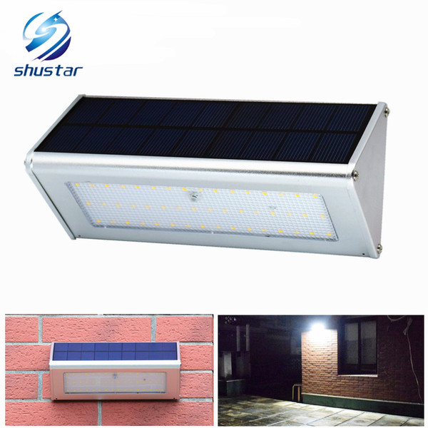 Solar Sensor Security Lamp 48 LEDs Highlight Garden Waterproof Solar Light By Radar Motion Outdoor Aluminum Street Light lampada