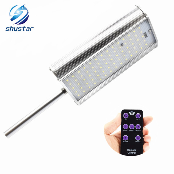 70 Led Street Light Solar Power Lamp With Remote Controller 5 Modes Motion Sensor Aluminum Alloy Waterproof For Garden Lighting