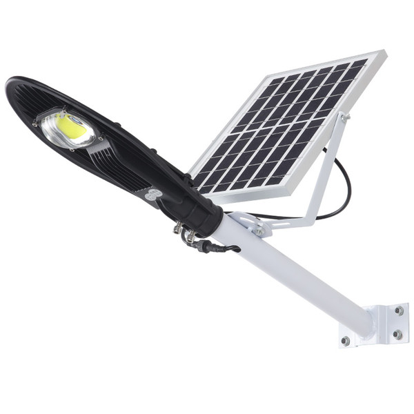 Outdoor Solar Garden LED Lights Waterproof IP65 COB Solar LED Street Light Integrated all in one 20W 30W 60W With Remote Control For Road