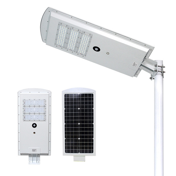 New 40W 50W Mono-Crystalline Silicon Outdoor All in one LED Solar Street Light Waterproof IP65 LED Street Light