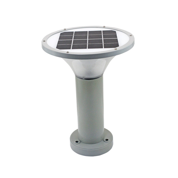 Outdoor 5W New Waterproof Solar Powered Lamp Garden Light Main Gate Post Fence Lawn Solar Pillar light