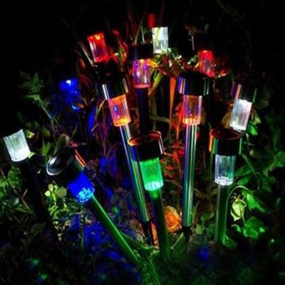 New LED Solar Lights Sun Lawn Light Stainless Garden Outdoor Sun Light Corridor Lamp Outdoor Garden Lamp Solar Powered Colored Solar Lamps