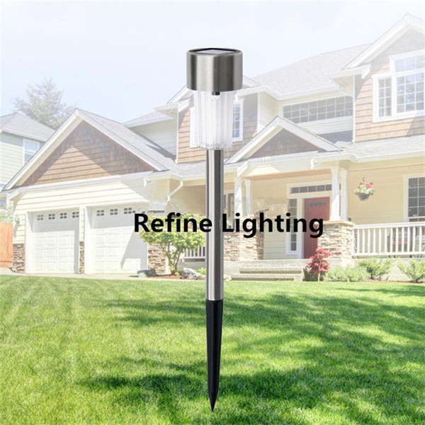 Solar Power LED Lawn Light Plastic Outdoor Yard Garden Wall Lobby Pathway Lamp Decoration Light Green White Landscape Fence Gutter Lamps