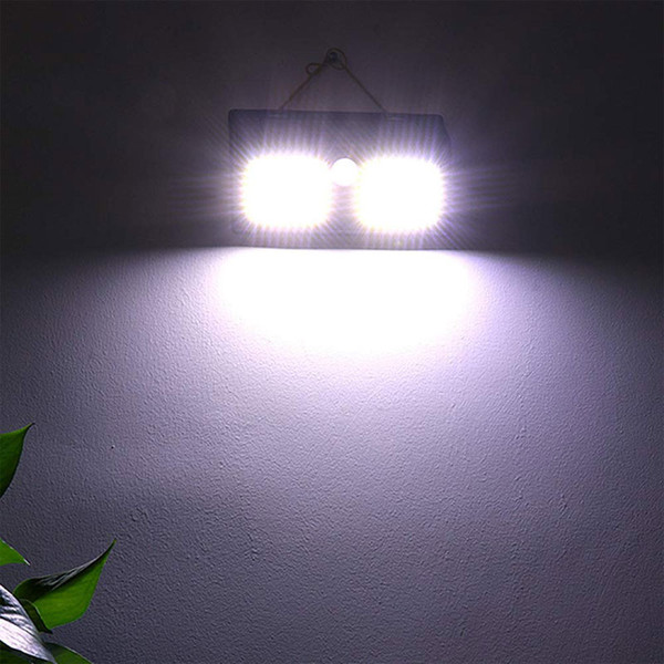 BRELONG LED Solar Light Outdoor Wall Light Double COB, Motion Sensor Waterproof Body Sensor For Garden, Courtyard