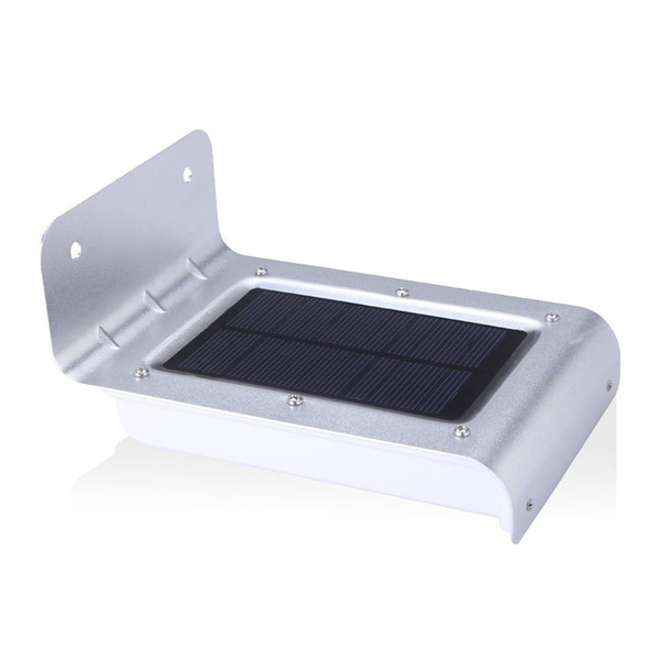 16 LED Super Bright Solar Powered Wireless Outdoor PIR Motion Sensor Waterproof Metal Garden Lamp with Auto On/Off Function