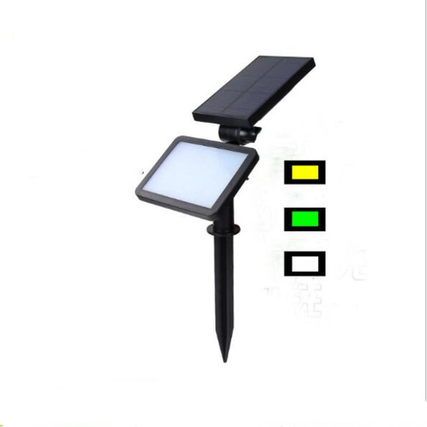 48 LED 960LM Ultra Bright Outdoor Waterproof Solar Lawn Light Wall Lamp Floodlight White Yellow Green Beam