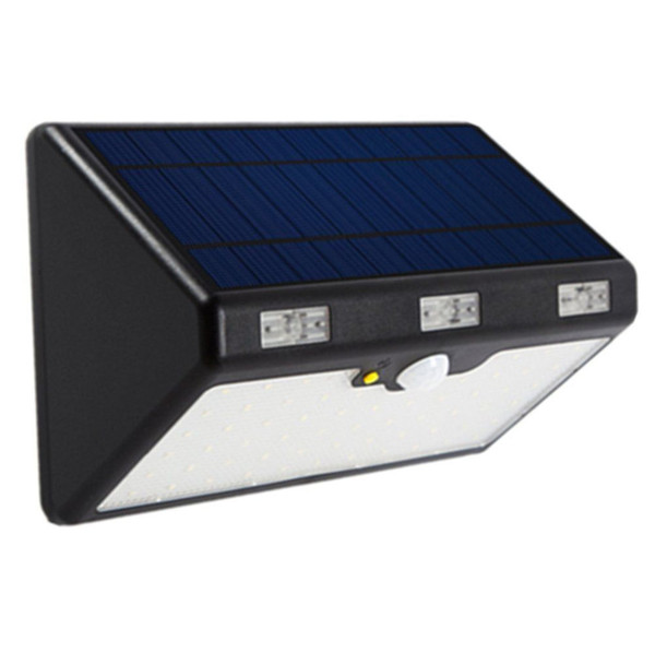 10pcs 60 LED Cold White Warm White Motion Sensor Security Solar Light Wall Lamp Built in 9600MAH Battery