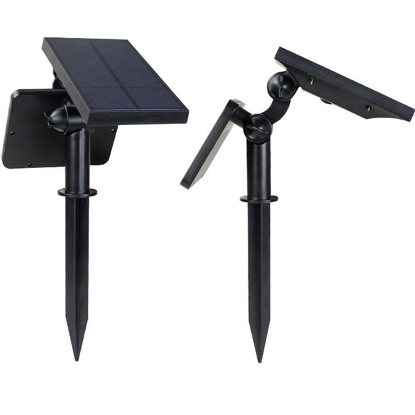 10pcs Adjustable Angle White Yellow Greem Beam 48LEDs 9.6W LED Solar Floodlight Landscape Wall Light Lawn Lamp
