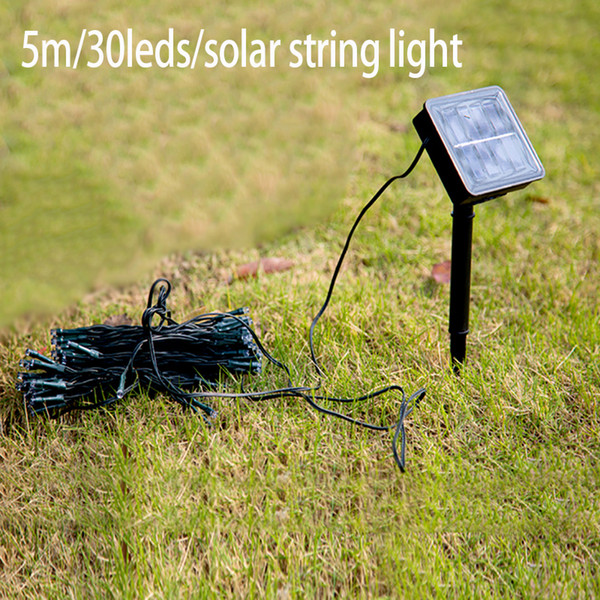 Solar Power Fairy String Lights 5M 30 LED Christmas tree lights Decorative Outdoor Garden Lawn Patio Wedding Party