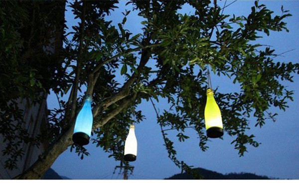 Solar lawn lamp hanging garden lamp bottle bottle