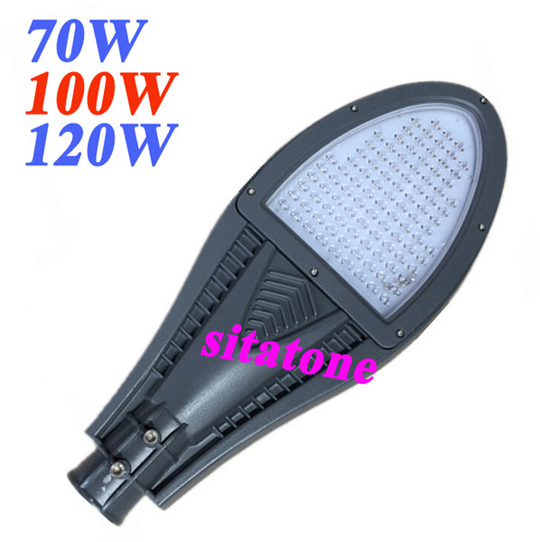 Free shipping Bridgelux 45mil chips CE FCC ROHS AC85-265V 70w 100w 120w tennis shape LED street light sitatone