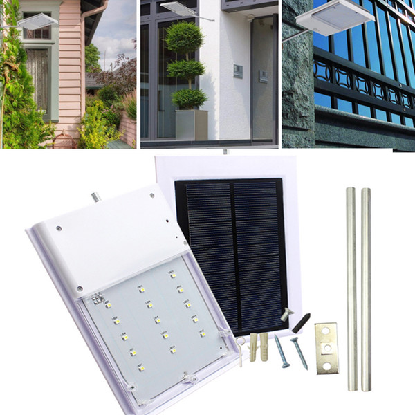 Solar LED Wall Light Automatic Light Control Sensor Lamp Outdoor Lighting Garden Path Spot Light Wall Emergency Lamp Luminaria