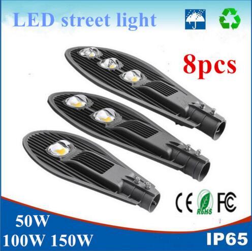 Led Street light Led Garden Lamp 50W 100W 150W COB Led Street Light AC85-265V Waterproof IP65 Outdoor lighting Warm White/White