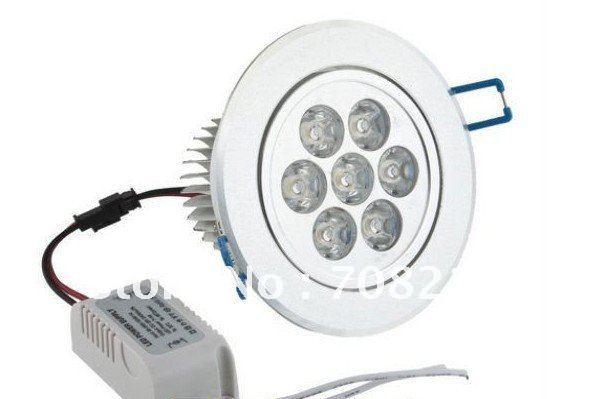 DHL Free Shipping High Power 7X3W 21W Led Ceiling light Led Down Light