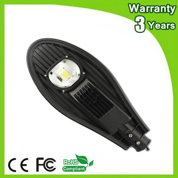 (3PCS/Lot) Free Shipping 3 Years Warranty 110-120LM/W AC85-265V D12V 24V Outdoor Industrial Garden Road Yard Lamp 12V LED Street Light 50W