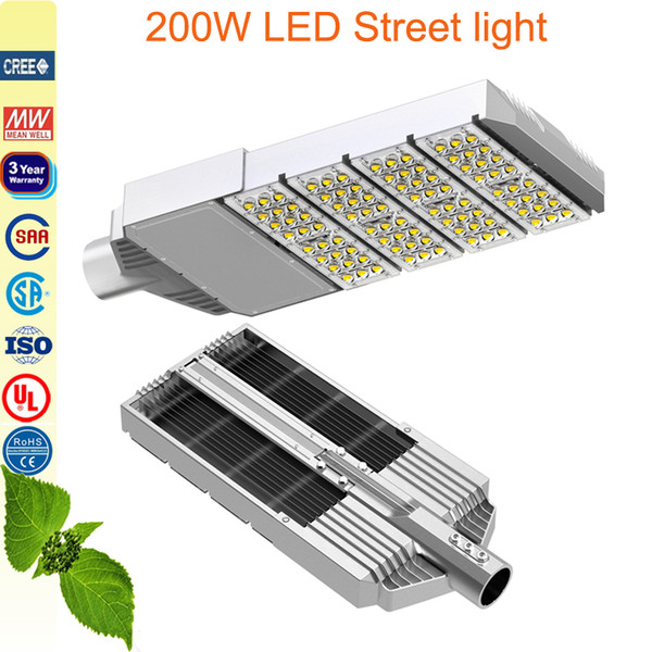 Waterproof 50W 100W 150W 200W 250W LED Street Lights fitting led road garden light garden yard street lamp 3years warranty