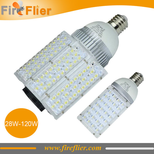 Free Shipping 4pcs e26 e27 e39 e40 led street light 30w 40w 60w 80w 100w 120w street lamp e40 garden yard light