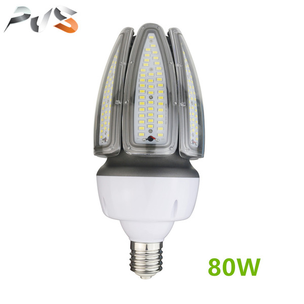 PJS High lumen 120LM/W LED Corn Light Bulb 80W E39 E40 Screw Base Waterproof IP65 Street Garden Warehouse parking lot lighting