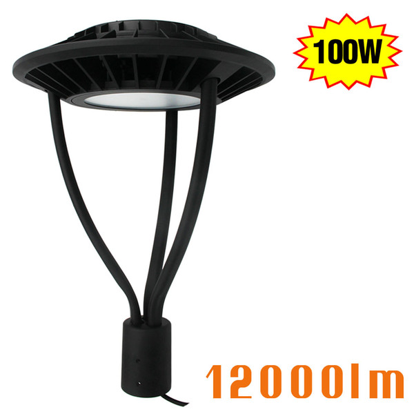 100W LED Circular Parking Area Light Pathway Lake Park Pole Garden Lights 5700K Bright White UL Approved