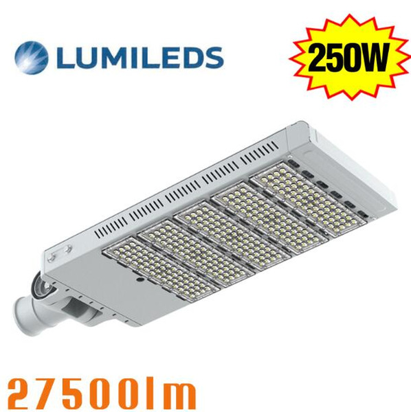 250Watt LED Street Light Fixture IP65 Outdoor Parking Lot Highway Lighting 6000K Retrofit Shoebox Street Area Lights