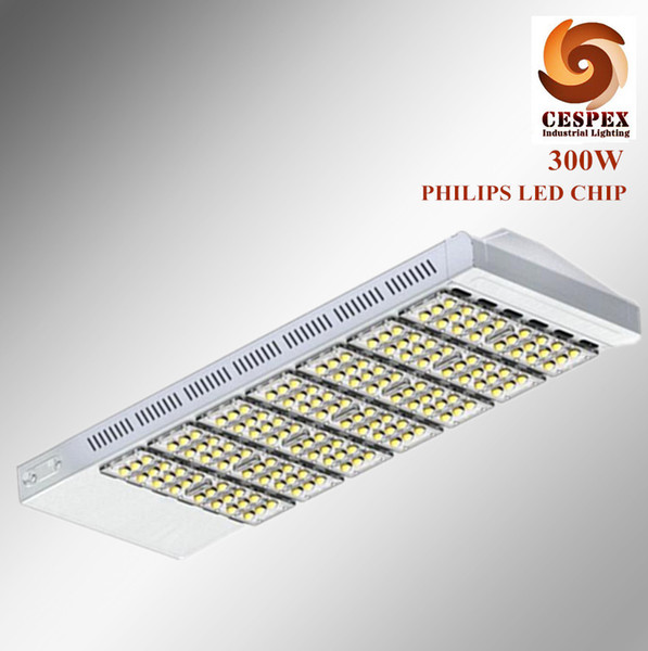 50000h long life IP65 aluminum alloy module AC110V 220V 277V 50/60Hz 300w led street light replace 1000w HPS metal halide