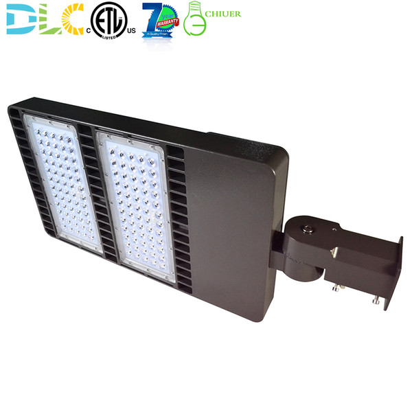 200w 300w LED Shoebox Area Parking Lot Light High Power Stadium Fixture Pole Lamp Flood Lighting 5000K ETL DLC Approved