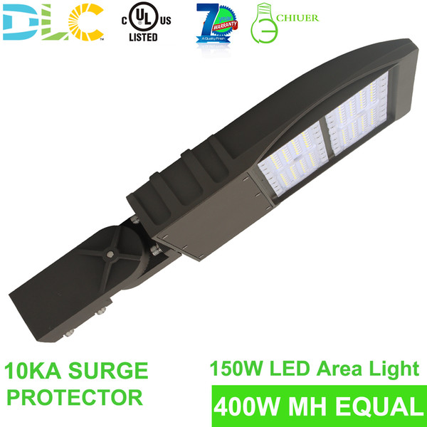 150w LED Shoebox Area Parking Lot Light Stadium Fixture Pole Lamp Flood Lighting 5000K UL DLC Approved