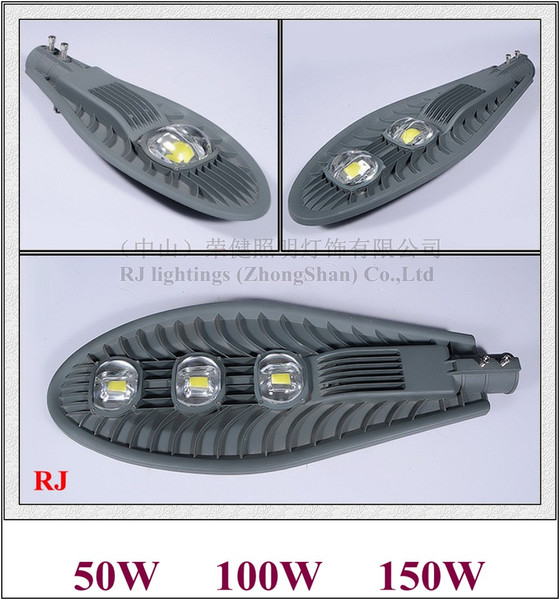 New COB LED street light lamp LED road light IP65 50W / 100W / 150W AC85-265V 50HZ/60HZ aluminum sword style II RJ-LS-B