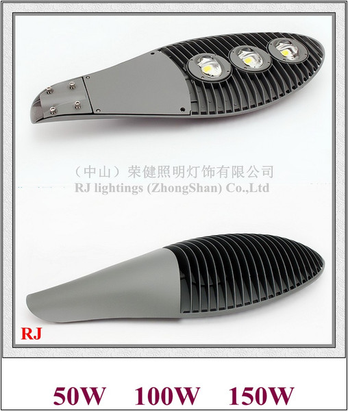 New design LED street light lamp LED road light IP65 50W / 100W / 150W AC85V-265V 50HZ/60HZ double face radiator style RJ-LS-M