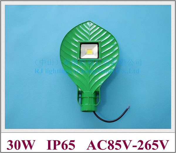 30W leaf shape LED street light lamp LED road light waterproof IP65 30W AC85V-265V input die-cast aluminum leaf style RJ-LS-K